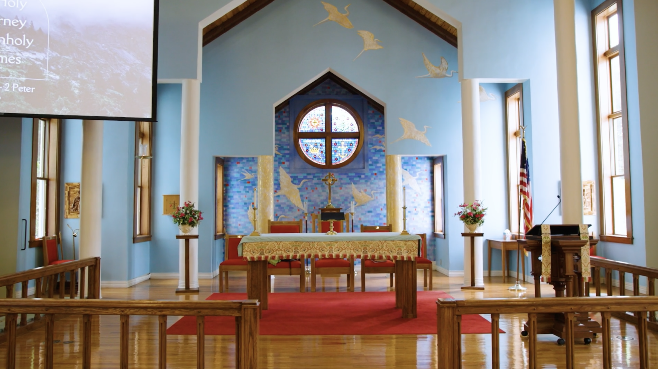 Church sanctuary interior